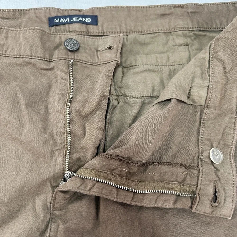 Mavi‎ Simon Shorts Mens 44 Brown Stretch Chino Casual Flat Front Turkey